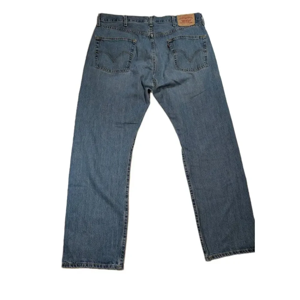Levi's 501 XX Jeans Mens 38x32 Vintage Button Fly Medium Wash Denim